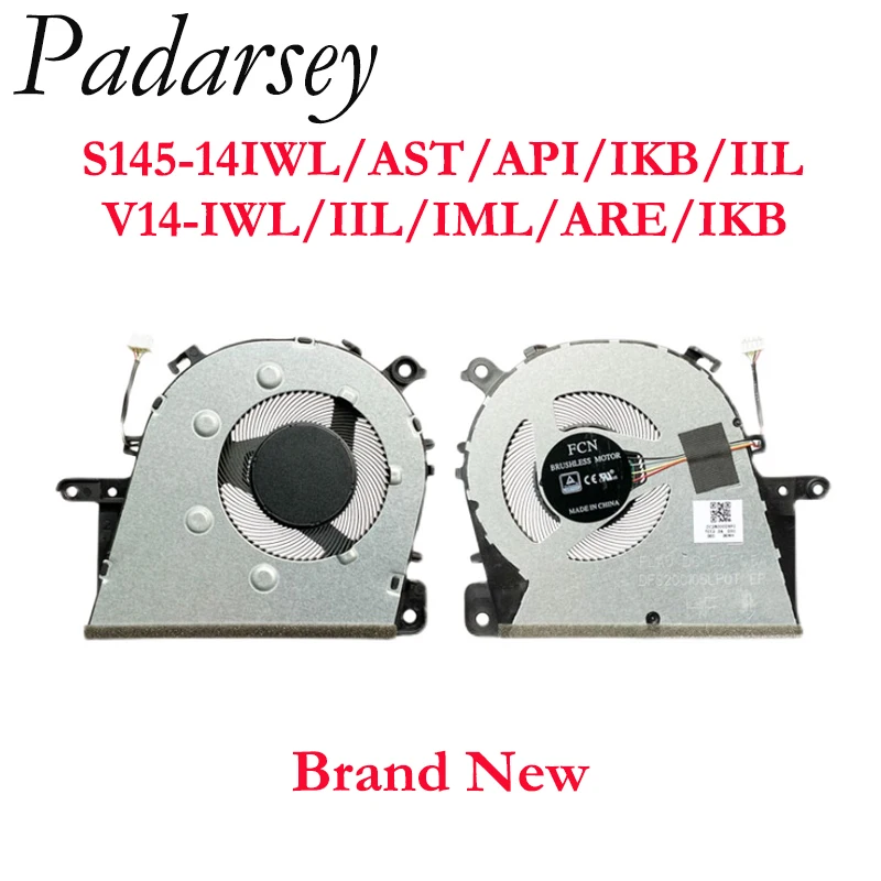 Pardarsey-repuesto para Lenovo Ideapad, nuevo, ventilador de refrigeración para CPU de portátil, S145-14IWL/AST/API /IKB/IIL V14-IKB/IWL/IIL/ADA/ARE