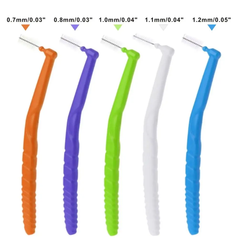 L Shape Push-Pull Interdental Brush Oral Care Teeth Whitening  Tooth Pick Tooth Orthodontic Toothpick Picks Plastic