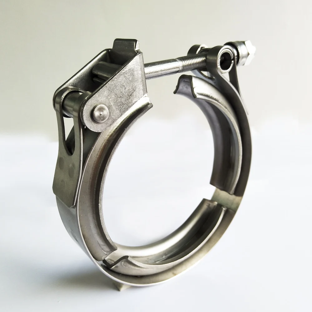 ZUCZUG 1.5 To 6.0 Inch Quick Release V Band Clamp Stainless Steel 304 Exhaust Down Pipe--Clamp Only Not Including Flanges