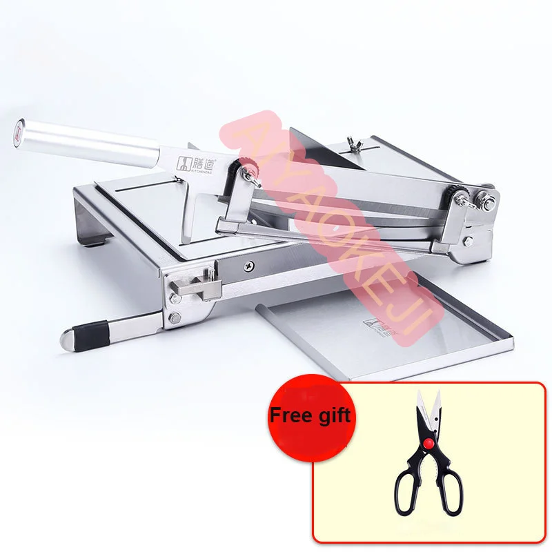 13. 5-Inch Double Edge Cutting Cutter Commerciële Huishouden Bone Cutter Machine Vleesmolen Huishouden Cut Rundvlees En Schapenvlees Rollen