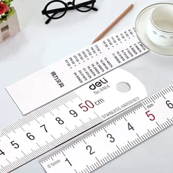 8464 steel ruler 50cm set of drafting rules sewing design ruler Office supplies Kawaii stationery stationery office supplies