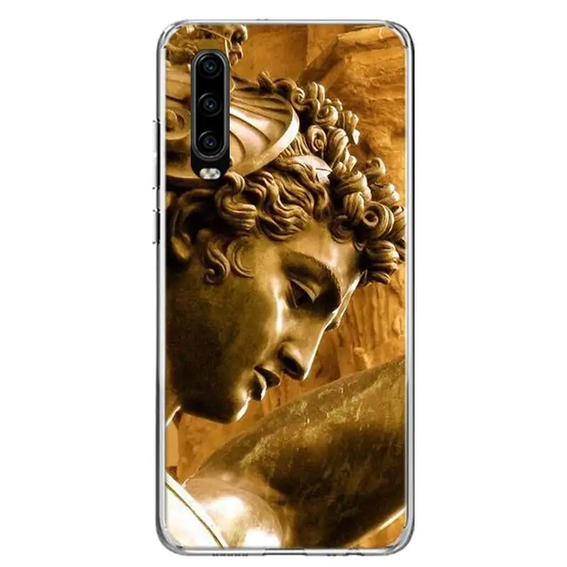 David Statue Sculpture Phone Case Cover For Huawei P30 P20 P40 P10 P50 Mate 20 40 30 10 Pro Lite Art Gift Fundas Coque Shell