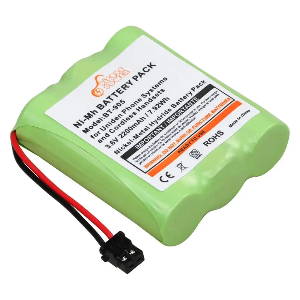 2200mAh BT-905 Cordless Phone Battery For Uniden BT905 BT800 BT-1006 BP-905 P-P501 BP-905BBTY-0444001 BBTY-0449001