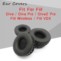 Ear Pads For Fill Fiil Diva Pro Diva2 Wireless VOX Headphone Earpads Replacement Headset Ear Pad PU Leather Sponge Foam