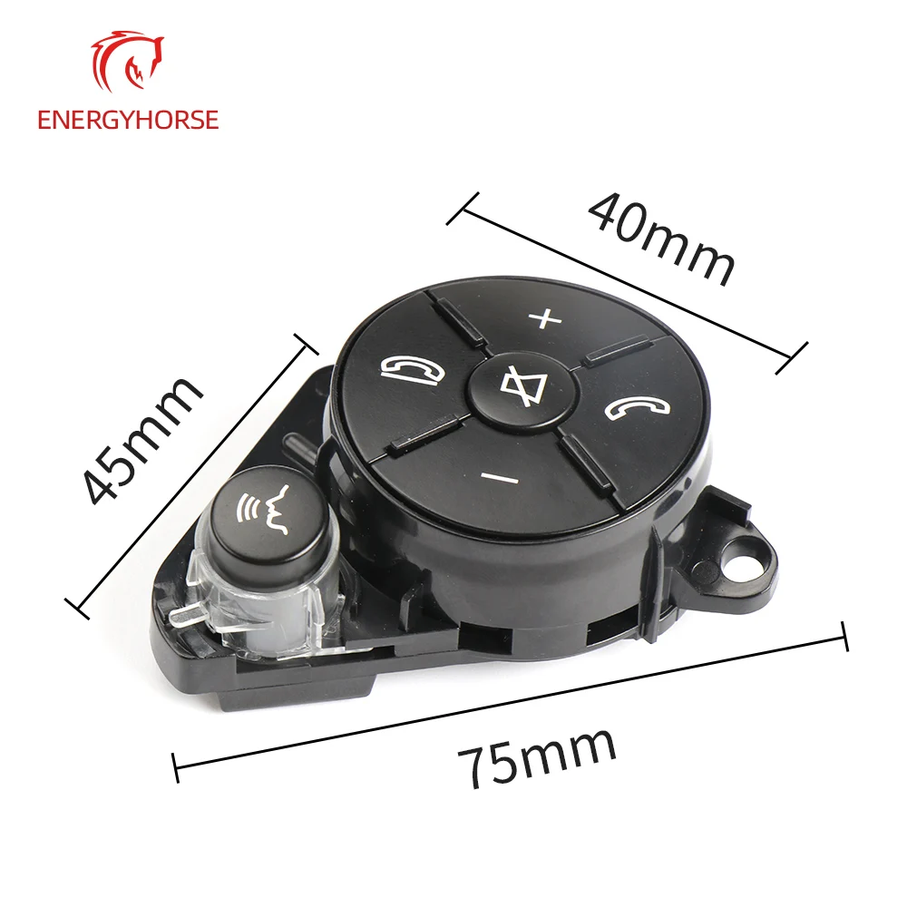 Car Steering Wheel Switch Control Buttons Cover Multi-function Switch Buttons For Mercedes-Benz W204 X204 W212 W207 C200 E300