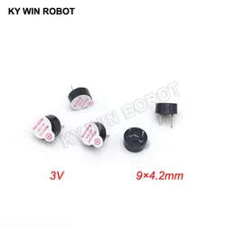 [ electronic diy kit ] New Ultra-thin 3V active buzzer Electromagnetic 9*4.2MM 0942 (SOT plastic tube length acoustic )(5 pieces