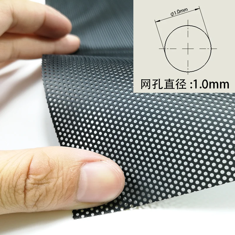 50 x50cm 50 x100cm telaio del computer rete antipolvere armadio personalizzato filtro in PVC traspirante bianco nero filtro antipolvere invece del pannello laterale