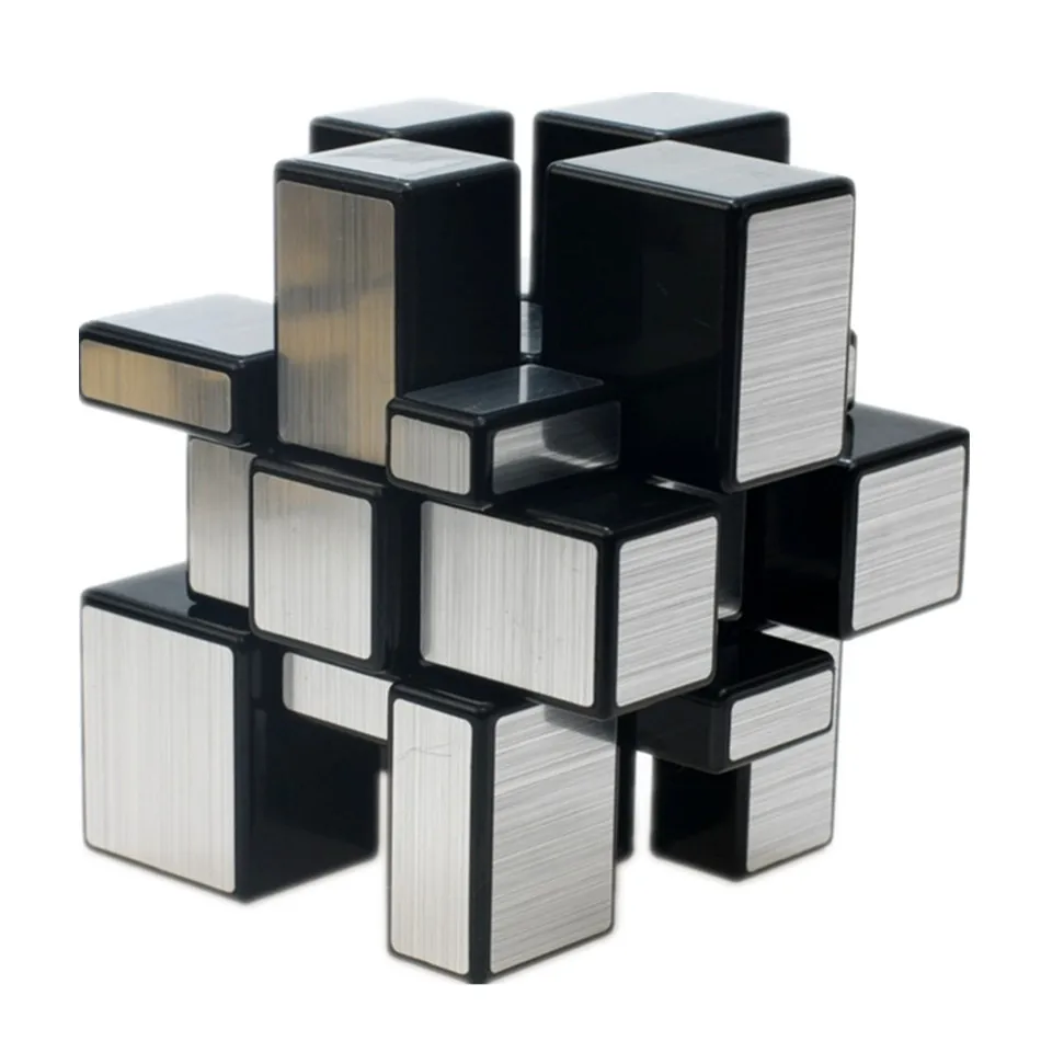 Shengshou 3X3 Spiegel Magische Kubus Professionele 3X3X3 Gouden & Zilveren Cubo Magico Puzzel Snelheid Klassiek Speelgoed