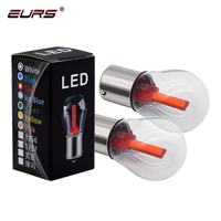 EURS 1PCS 1156 BA15S 1157 BAY15D Car LED Filament Light COB Bulbs Turn Signal Tail Parking Reverse Lamp 12V 24V White Red Yellow