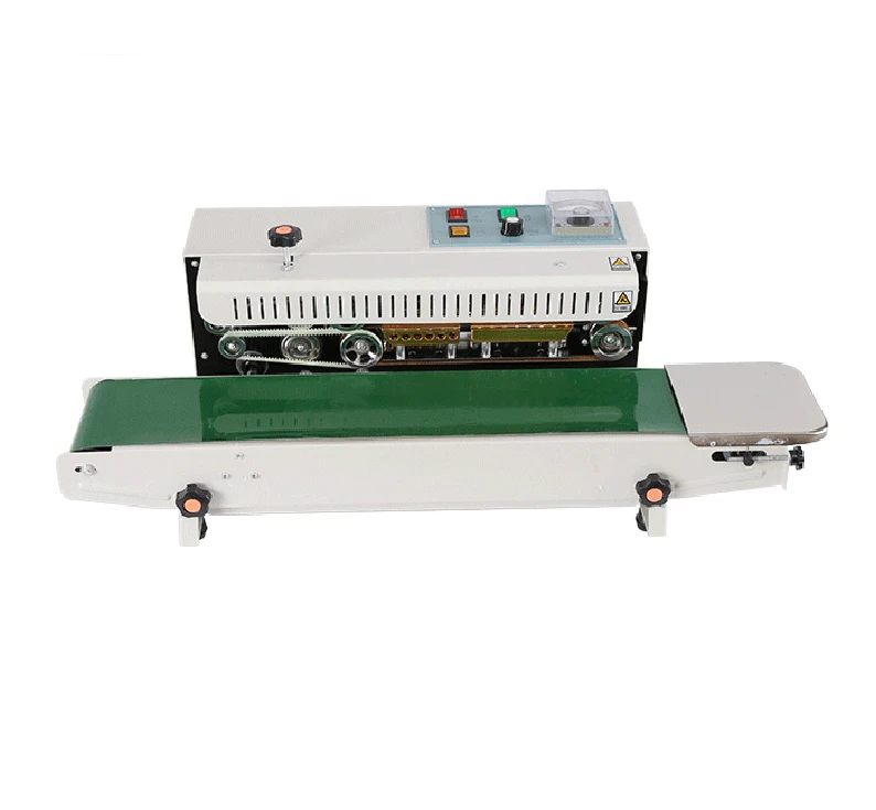 Máquina automática contínua de selagem de filme FR-900, seladora de borda de saco de folha de alumínio, máquina de embalagem de alimentos 220v/110v 850w 1 peça