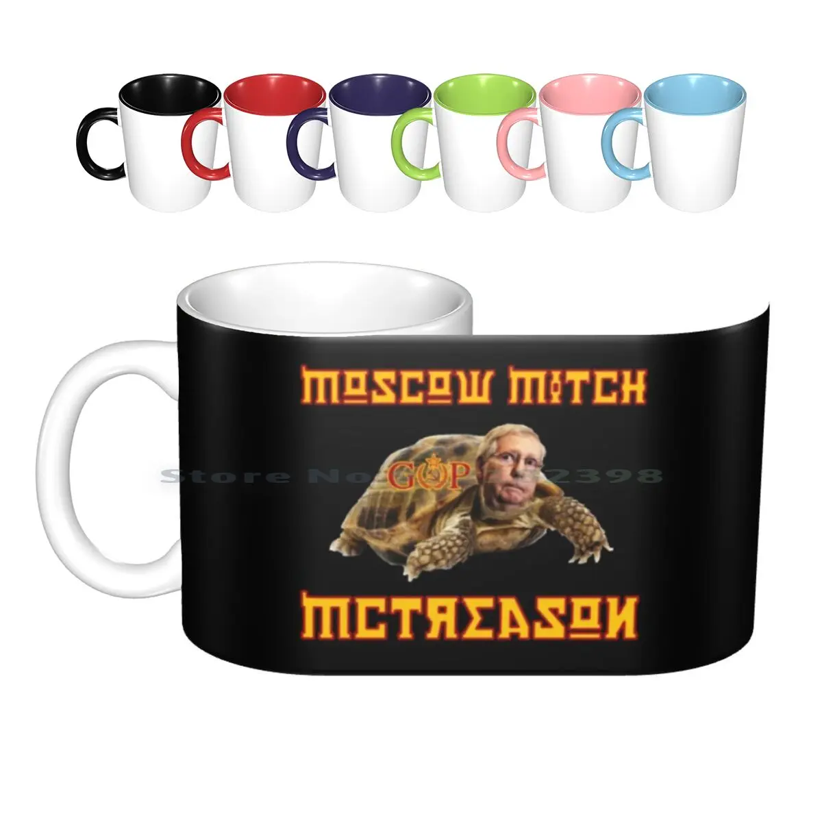 Moscow Mitch Mctreason Ceramic Mugs Coffee Cups Milk Tea Mug Moscow Mitch Moscow Mitch Mcconnell Owns The Gop Kremlin Trump