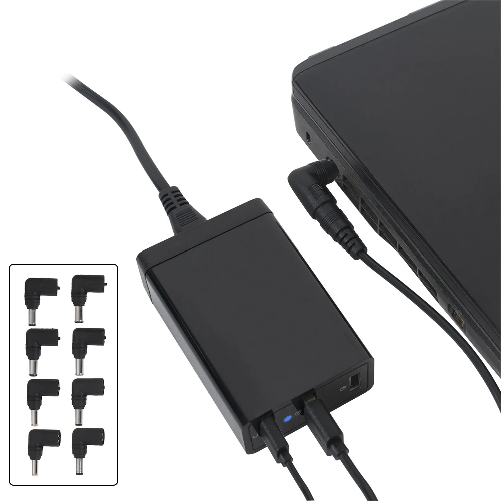 Quick Charger QC 3.0 with 2 USB A and 1 USB C PD 3.0 Notebook Charger For Laptop Mac book Smartphone