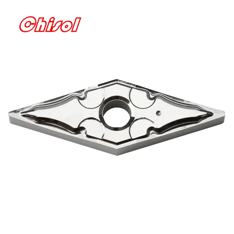 Pengolahan Aluminium Turning Sisipan WNMG080402-AK WNMG080404-AK WNMG080408-AK K30 H01 Mengubah Pisau untuk Aluminium