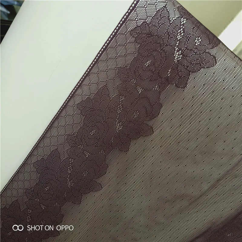 Width 26cm L1091 Anti-Static Nylon Spandex stretch Jacquard lace trimmings mesh for underwear fabric accessories garment