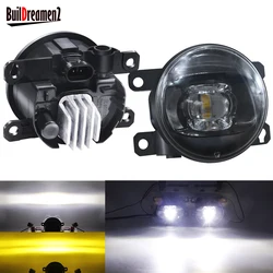 2 X LED Fog Light Car Front Bumper Fog Lamp 30W 8000LM For Mitsubishi Pajero Outlander Colt L200 Triton Eclipse Galant Endeavor