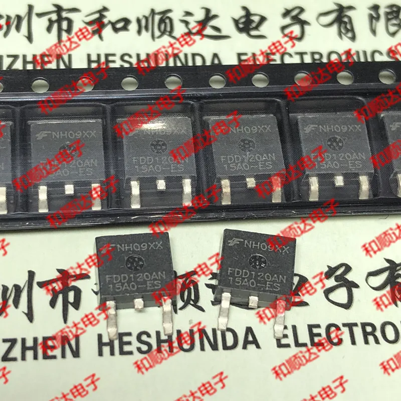 Original New 5pcs / FDD120AN15A0-ES  TO-252 150V 14A TO252