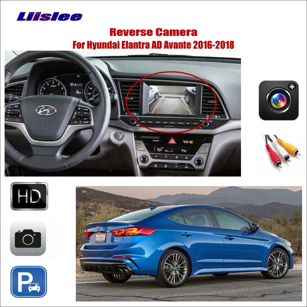 Original Display Car Reversing Image Camera For Hyundai Elantra/Avante 2016-2018 Factory Screen HD CCD CAM