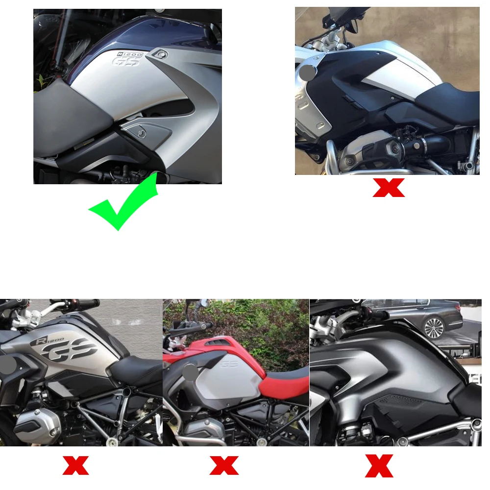 R1200 GS ADV Stickers Fit For BMW R1200GS Adventure Leather Paste Motorcycle Anti Slip Tank Pad Decals Protective