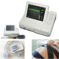 CONTEC CMS800G Fetal Doppler Ultrasound Monitor 24H Recorder Prenatal Heart Rate Monitor Movement FHR TOCO FMOV For Single