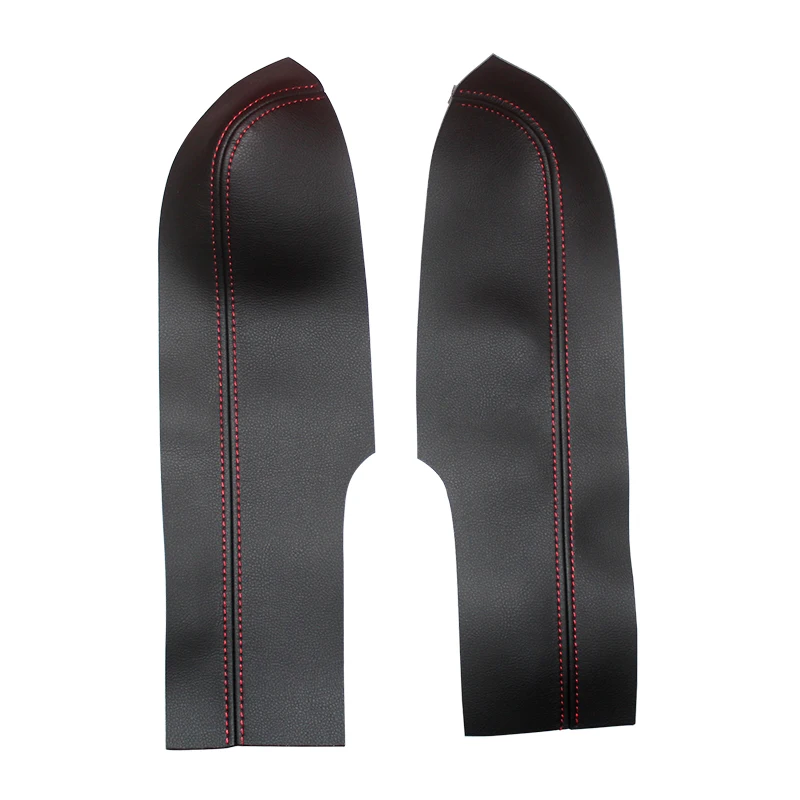 For Honda Civic 8th Gen Sedan 2006 2007 2008 2009 2010 2011 Front 2pcs Car Door Armrest Panel Microfiber Leather Cover Trim