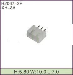 

2000 шт., Женский Материал XH2.54/PH2.0, 3 контакта, 2,54 мм, 3 контакта, коннектор, штыревой разъем, оболочка, Фотогалерея