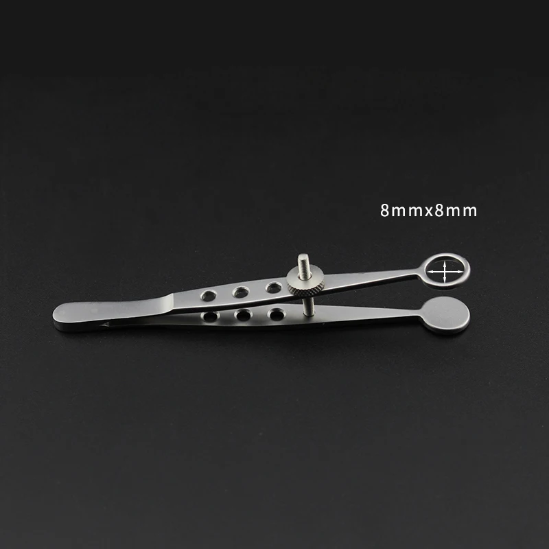 Ophthalmic instruments Double eyelid surgery Meibomian gland clamp Meibomian gland tweezers Stainless steel eye-rolling tweezers