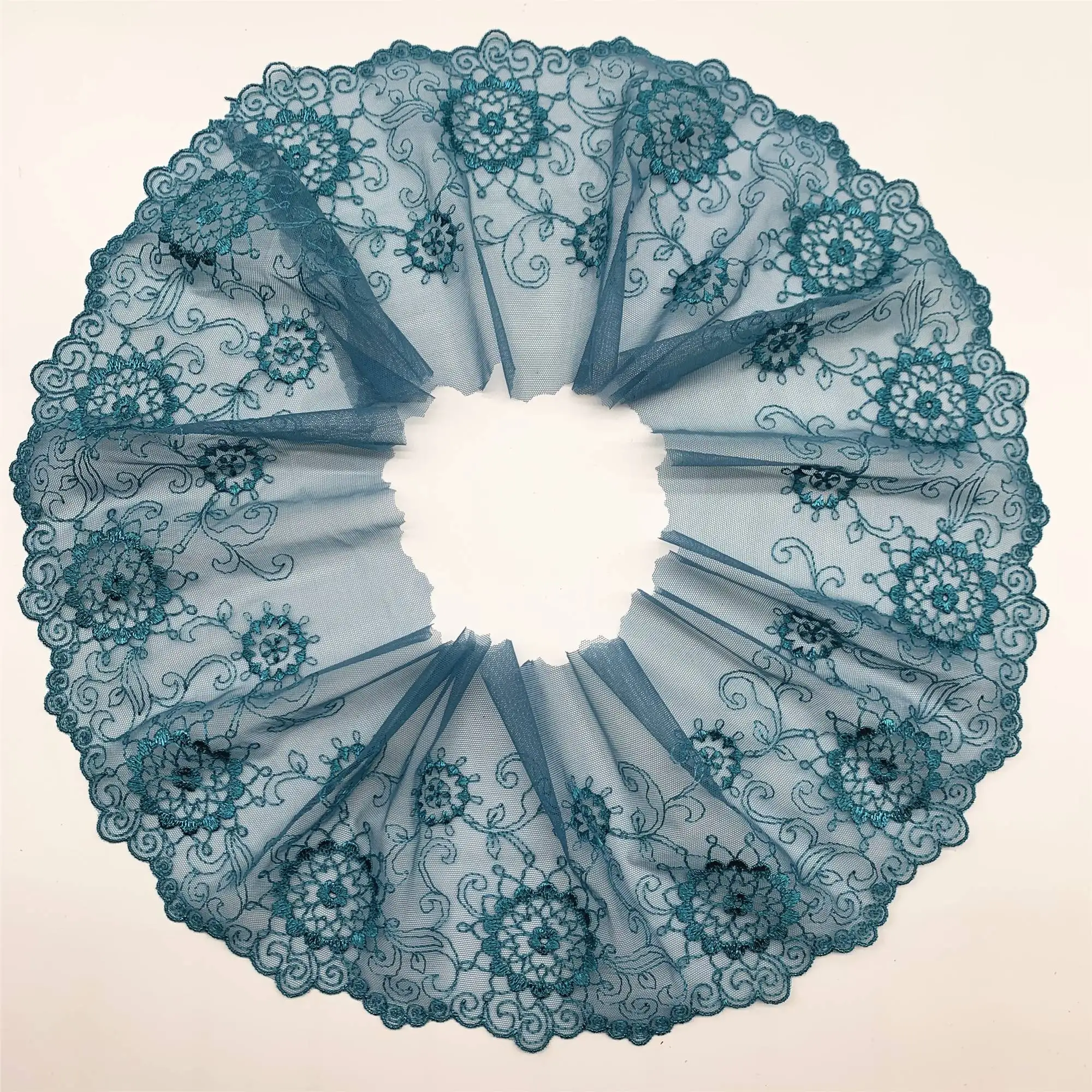 3y/lot 7 colors Width 14.5-19.5cm Embroidery Lace Trim For Clothes Skirt Hem Underwear Sewing Craft DIY Apparel Fabrics Lace