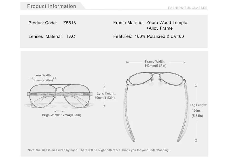KINGSEVEN Hohe Qualität Holz Legierung Rahmen Sonnenbrille Für Männer Frauen UV400 Gläser HD Polarisierte Linse Brillen Fahren Angeln gafas – Detail 3