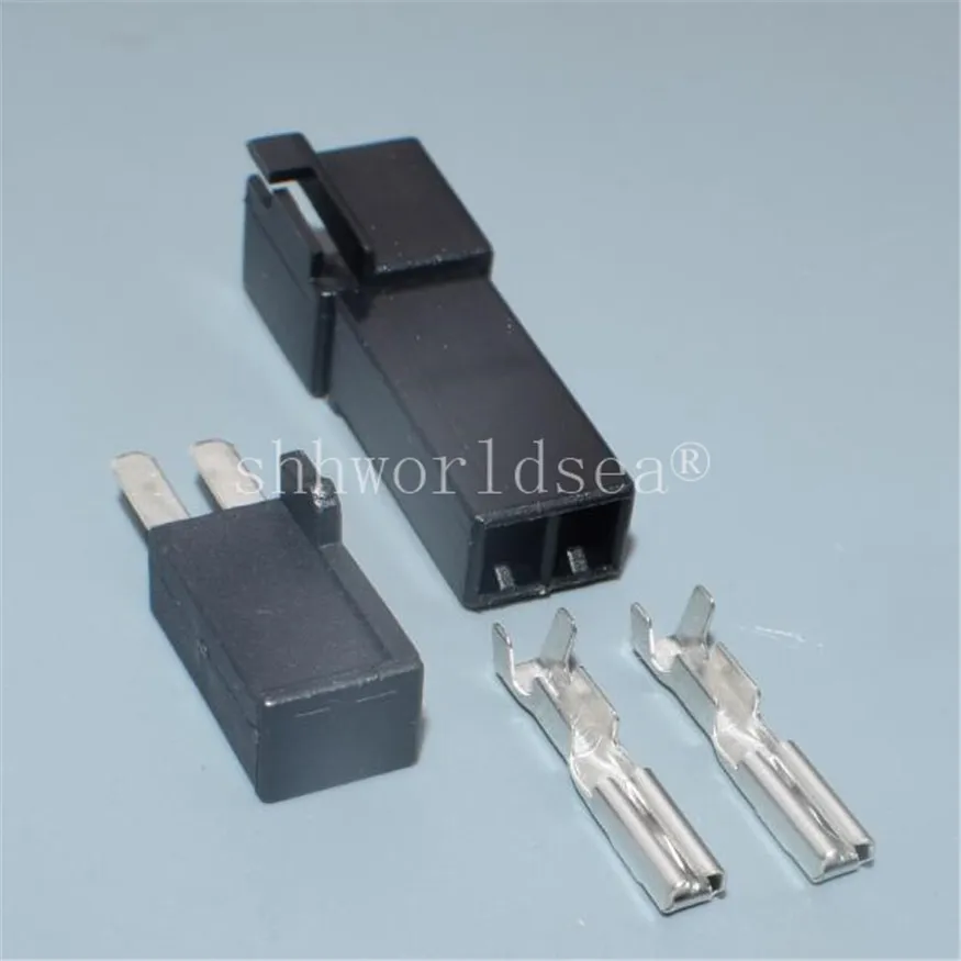 Shhworldsea 1Sets 2 Pin HSR7021-2.3-11 HSR7021-2.3-21 Rectifier Diode Socket Auto Connector Car Automotive Plug