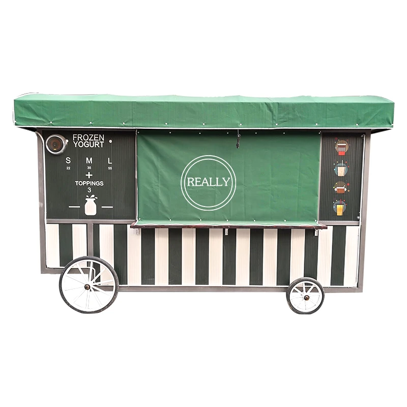 Kiosco móvil de comida rápida para restaurante, carrito de perros calientes, camiones eléctricos de Catering, remolque de jugo de quiosco de Café de China a la venta
