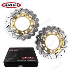 Arashi 1 Pair For YAMAHA YZF R1 1000 1998-2003 CNC Full Floating Front Brake Disc Brake Rotors 1998 1999 2000 2001 2002 2003