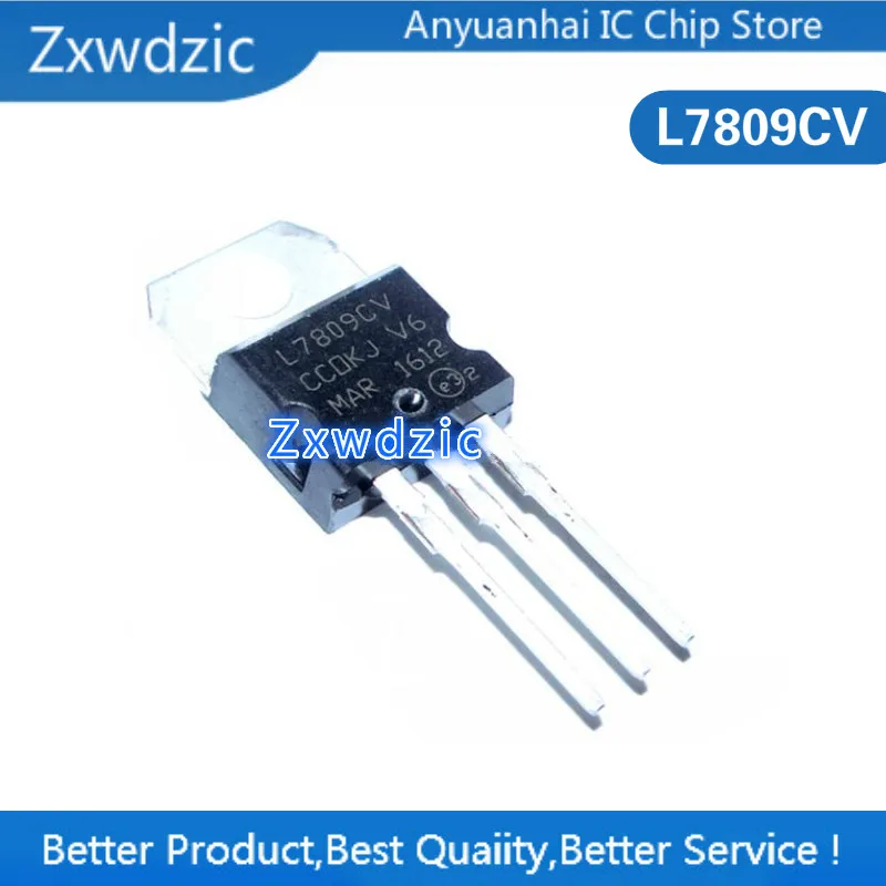 100PCS L7809CV TO220 L7809 TO-220 7809 LM7809 MC7809 New And  Original IC