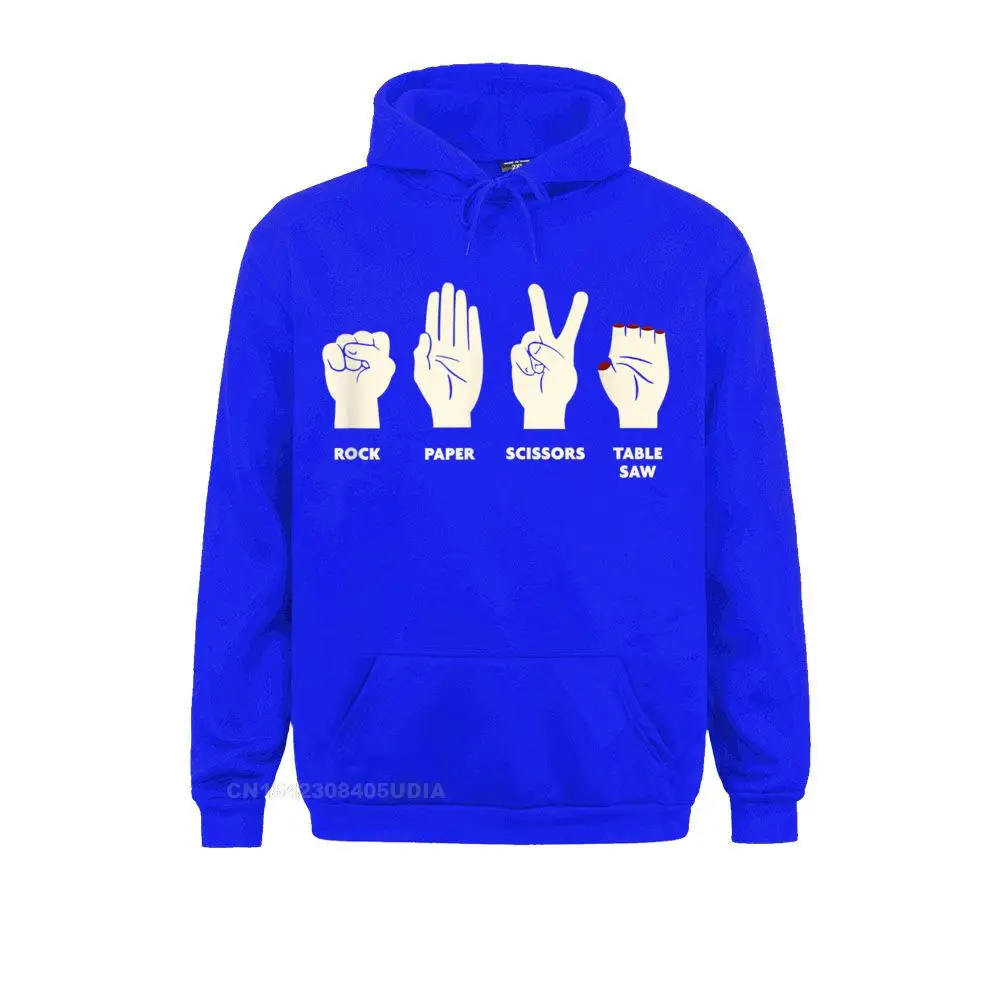 Rock Paper Scissors Table Saw Funny Carpenter Contractor Hoodie Sweatshirts For Men Birthday Hoodies Hot Sale Sportswears