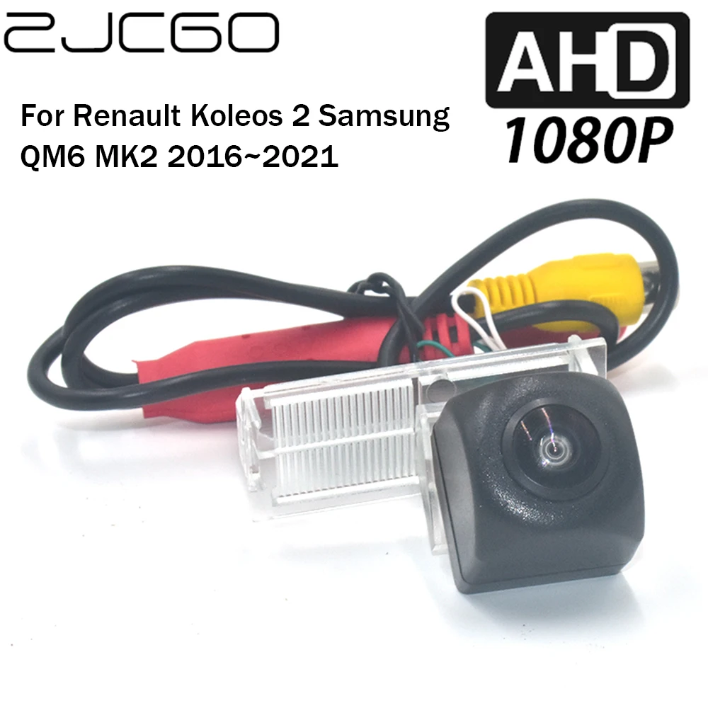 

ZJCGO Car Rear View Reverse Backup Parking AHD 1080P Camera for Renault Koleos 2 Samsung QM6 MK2 2016 2017 2018 2019 2020 2021