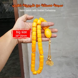 Turkish design Tasbih 33 45 51 66 99 Resin Beads Ambers color high quality misbaha Man's Islam bracelets gift Eid rosary