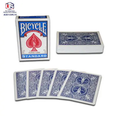 1 Deck Bicycle Double Red/Blue Back No Face Playing Cards Gaff Magic Cards Special Props Close Up Magic Tricks for Magician