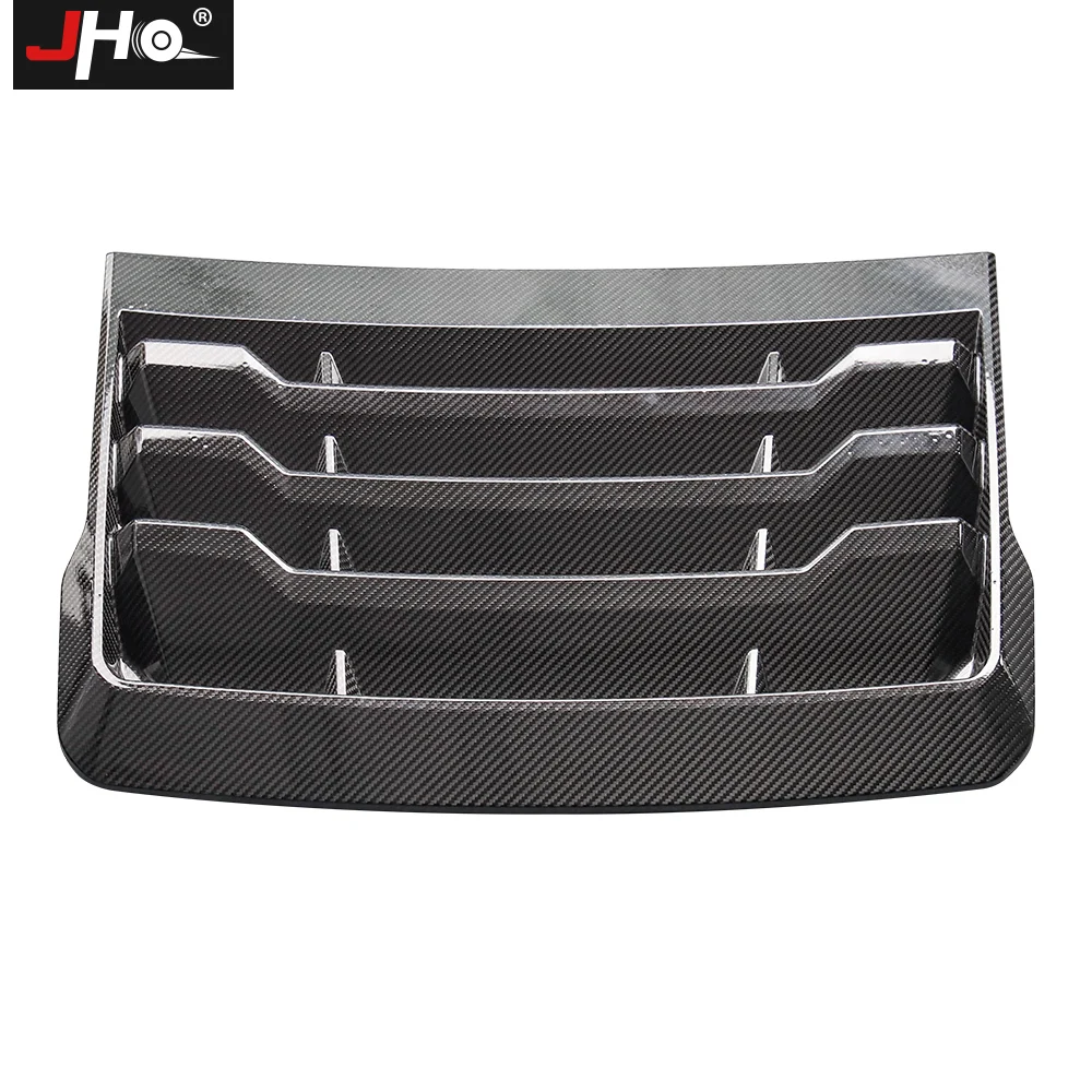 JHO REAL Carbon Front Hood Vent Outlet Overlay Cover Trim For Ford F150 2017-2020 Raptor 2018 Accessories 2019 Crew Cab