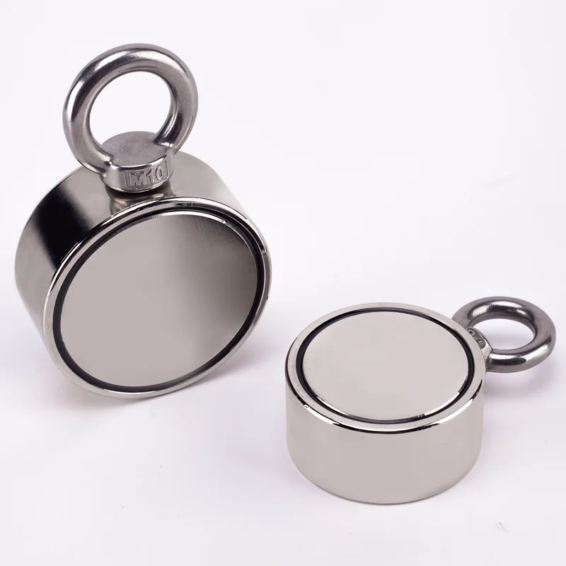 Double Side Magnet Pot Fishing Magnets Salvage Fishing Hook Magnets Strongest Permanent Powerful Magnetic