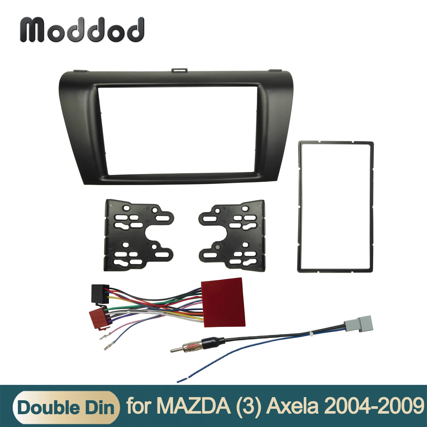 

Для MAZDA 3 04-08 Axela 06-08 установка двойной Din DVD стерео Fascia с ISO жгутом проводки панель обрезание комплект рамка