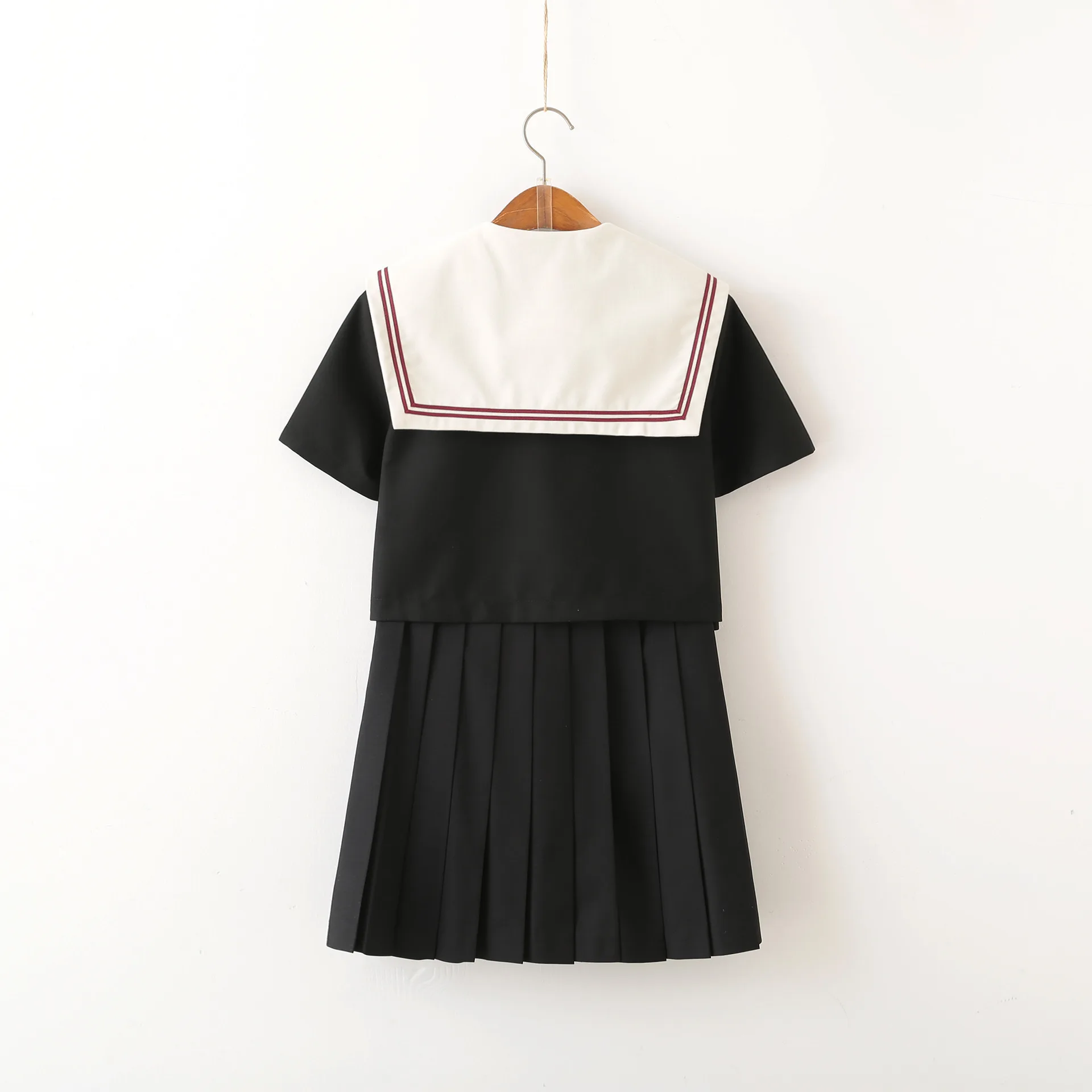 Japanese School Uniform Skirt Sailor Outfit Costumes Jk Uniform Suit Girls Pleated Skirt Anime Cosplay Schoolgirl Uniform Tops