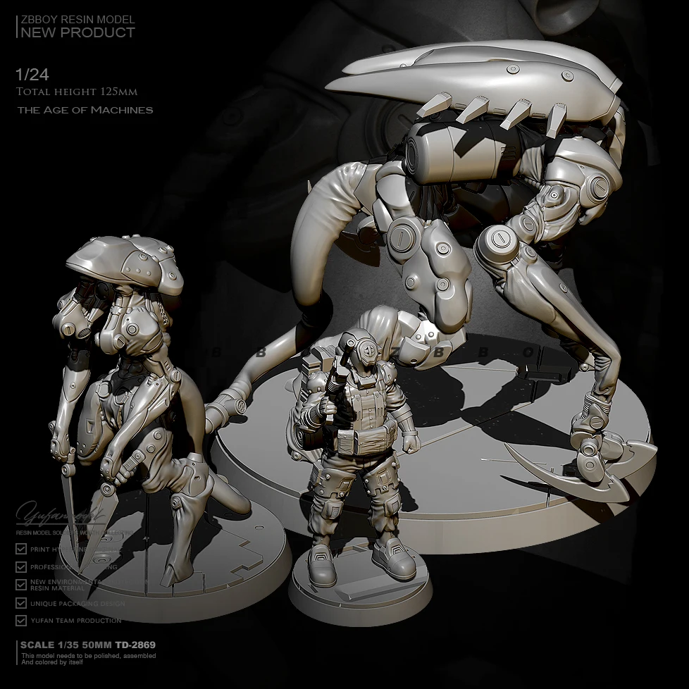 

1/35 Resin model kits figure DIY self-assembled Suit self-assembled TD-2869