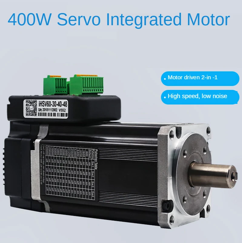 Motor Servo Driver Set 400W1.27Nm High Speed 3000 DC 48V