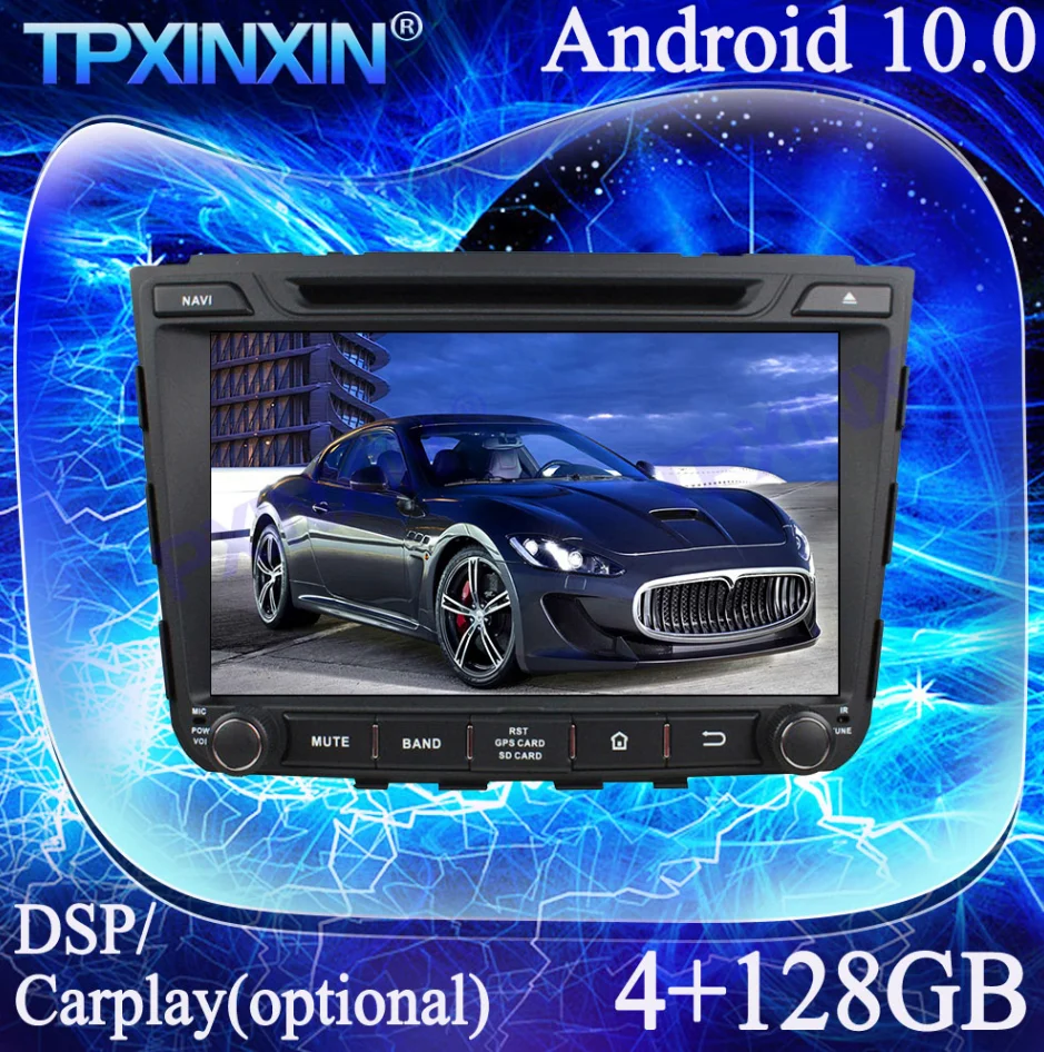 

Для Hyundai IX25 2014-2015 Android 13.0 PX6 IPS 4 + 128G Carplay Мультимедийный плеер Магнитофон GPS Navi Авто Радио Головное устройство DSP