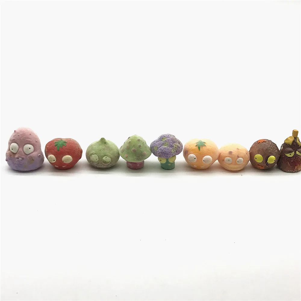 5pcs Random Clean Team Grossery Gang Flocked Color Change Anime Action Figures Toy Mini Collection Model Kids Toys