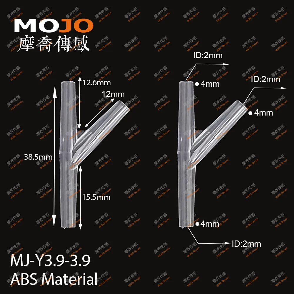 

2020 Free shipping!! MJ-Y3.9-3.9 Special Y type barbed three connectors for 3.9mm diameter (100pcs/lots)