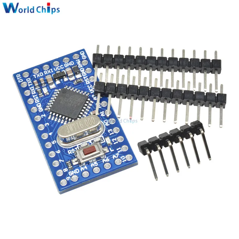 Pro Mini Module Atmega168 Atmega168P 16M 16mhz 5V For Arduino Nano Microcontrol Micro Control Board Replace Atmega328 Bootloader