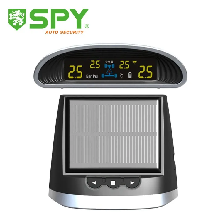 SPY V10 Solar Power TPMS Tire Pressure Monitoring System with Internal Sensor