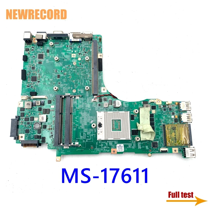 For MSI GX780R GT780 GT780R GT780DR GT780DX GT780DXR Laptop Motherboard MS-17611 PGA989 DDR3 HM67 Main Board Full Test