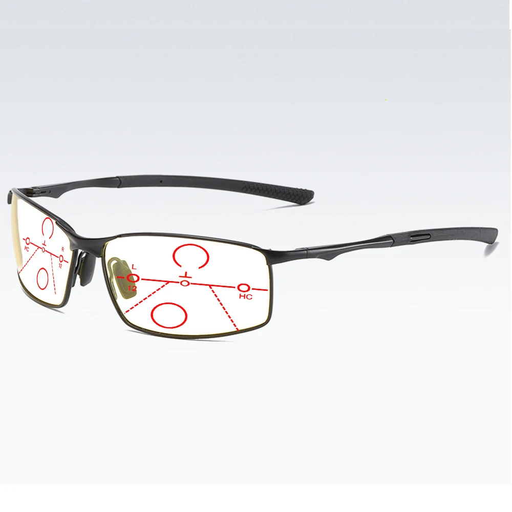 

Al-mg Alloy Shield Type Fit the Face Progressive Multifocal Reading Glasses +0.75 +1 +1.25 +1.5 +1.75 +2 +2.25 +2.5 +2.75 To +4