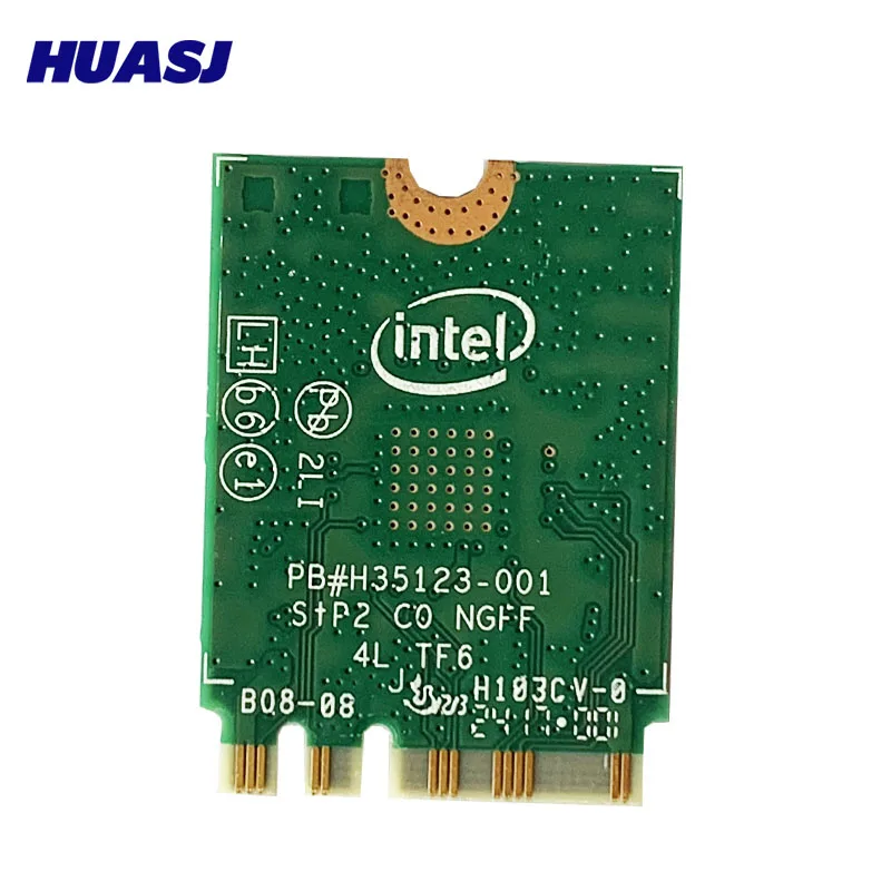 Huasj 00JT497 3165NGW ไร้สาย AC Dual Band สำหรับ ThinkPad BT WiFi Card แล็ปท็อป NGFF WLAN E560 E460